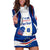 Cape Verde Hoodie Dress with Independence Day 5th July Flag Celebration Spirit