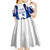 Cape Verde Kid Short Sleeve Dress with Independence Day 5th July Flag Celebration Spirit