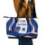 Cape Verde Leather Tote Bag with Independence Day 5th July Flag Celebration Spirit