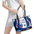 Cape Verde Leather Tote Bag with Independence Day 5th July Flag Celebration Spirit