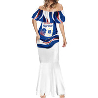Cape Verde Mermaid Dress with Independence Day 5th July Flag Celebration Spirit