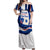 Cape Verde Off Shoulder Maxi Dress with Independence Day 5th July Flag Celebration Spirit