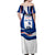 Cape Verde Off Shoulder Maxi Dress with Independence Day 5th July Flag Celebration Spirit
