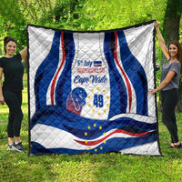 Cape Verde Quilt with Independence Day 5th July Flag Celebration Spirit