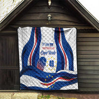 Cape Verde Quilt with Independence Day 5th July Flag Celebration Spirit