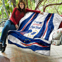 Cape Verde Quilt with Independence Day 5th July Flag Celebration Spirit