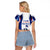 Cape Verde Raglan Cropped T Shirt with Independence Day 5th July Flag Celebration Spirit