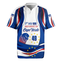 Cape Verde Rugby Jersey with Independence Day 5th July Flag Celebration Spirit