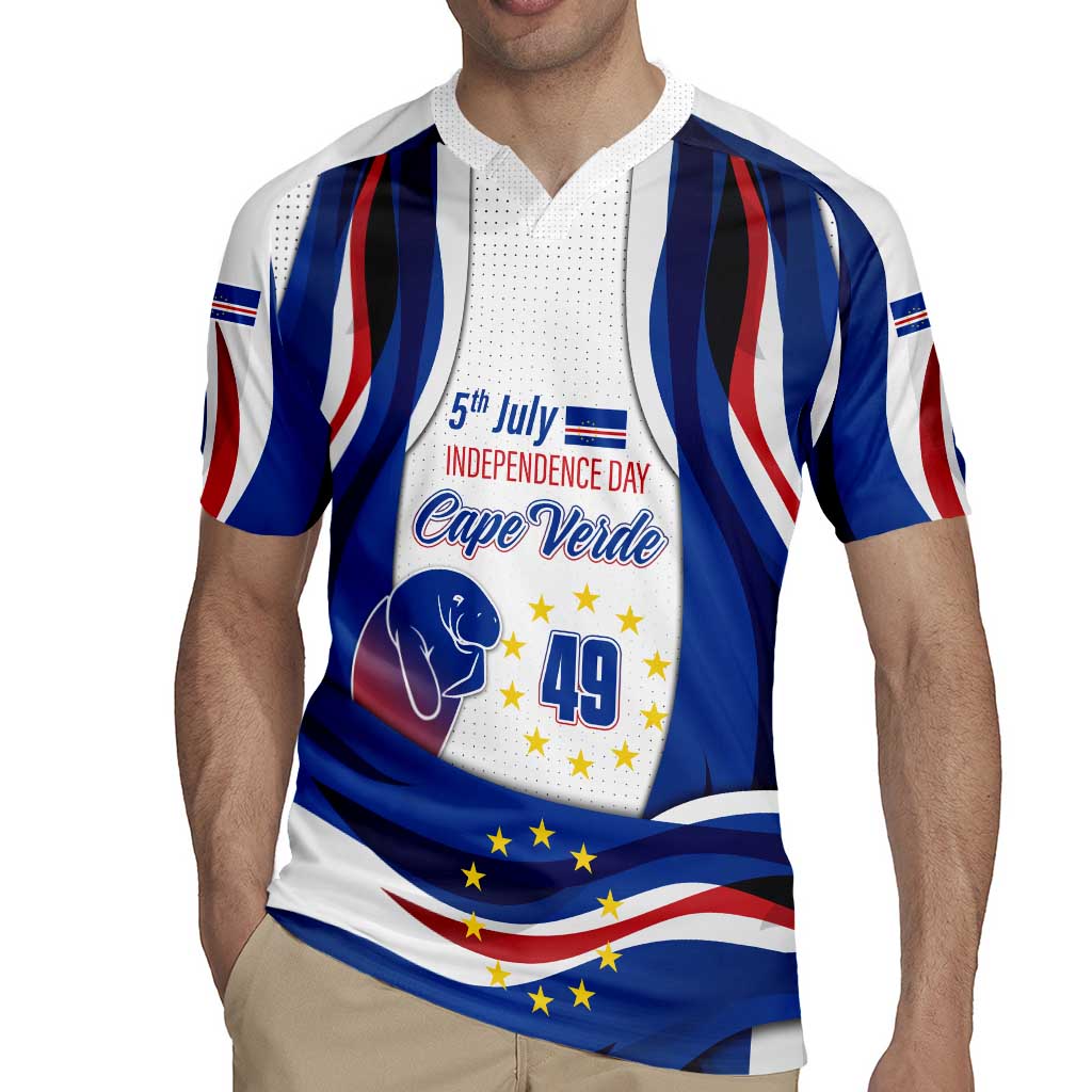 Cape Verde Rugby Jersey with Independence Day 5th July Flag Celebration Spirit
