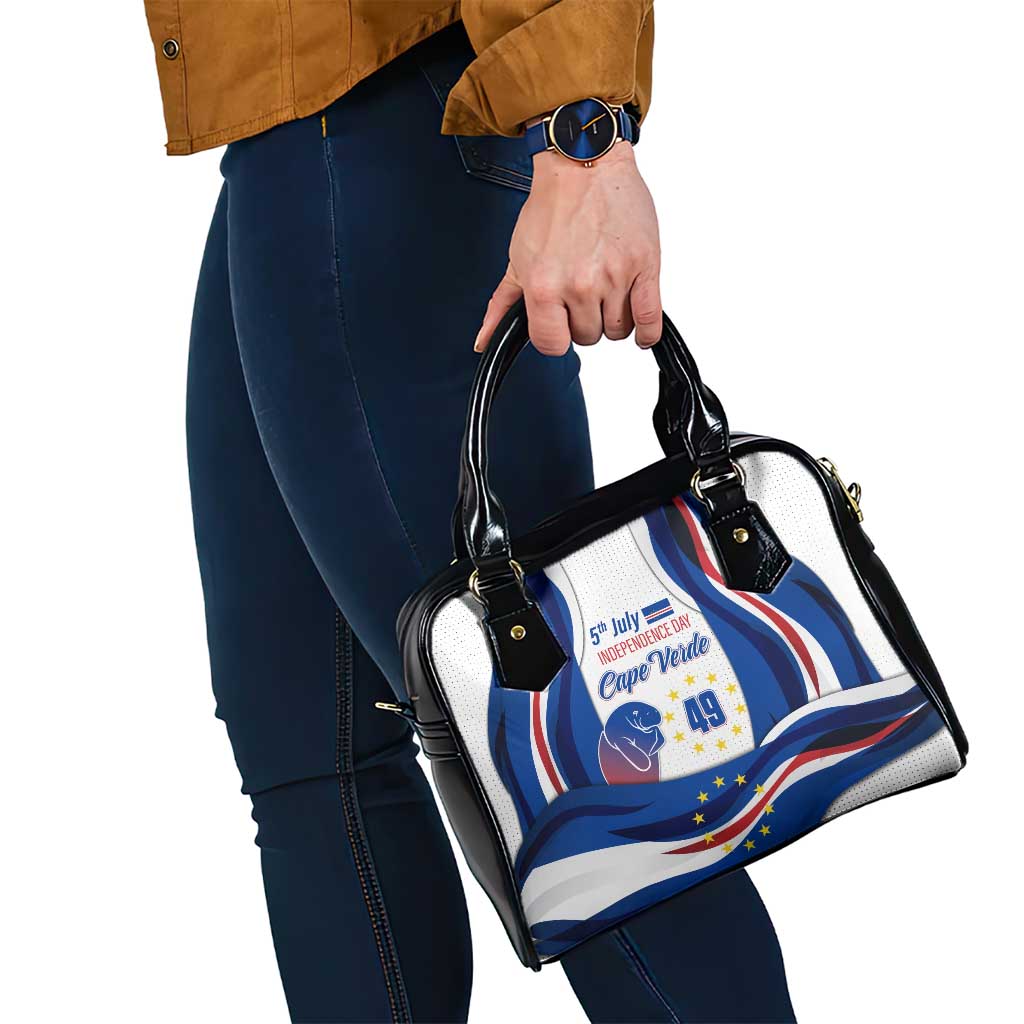 Cape Verde Shoulder Handbag with Independence Day 5th July Flag Celebration Spirit