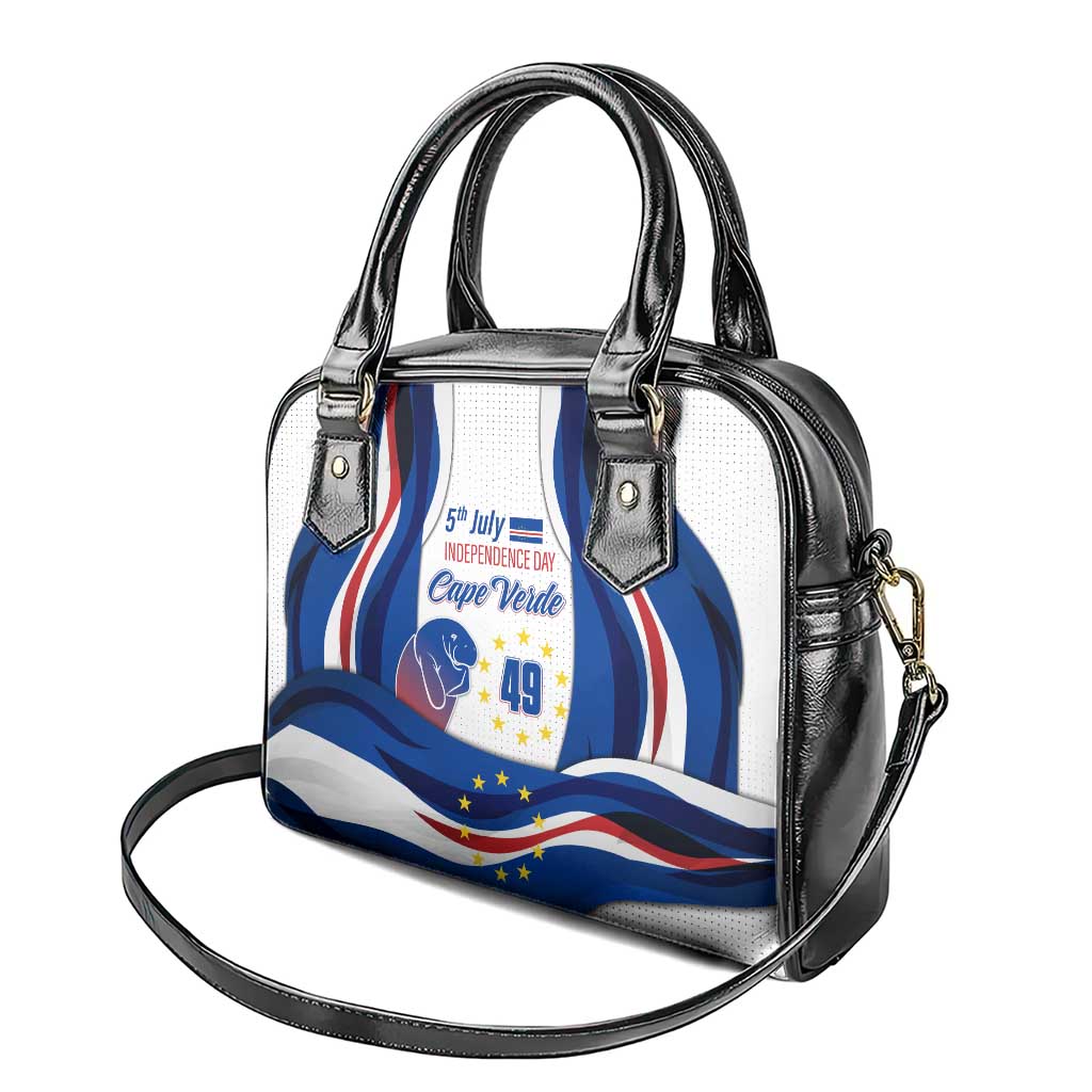 Cape Verde Shoulder Handbag with Independence Day 5th July Flag Celebration Spirit