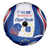 Cape Verde Spare Tire Cover with Independence Day 5th July Flag Celebration Spirit
