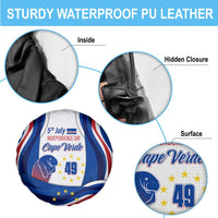 Cape Verde Spare Tire Cover with Independence Day 5th July Flag Celebration Spirit