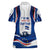 Cape Verde Women Polo Shirt with Independence Day 5th July Flag Celebration Spirit