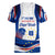 Cape Verde Women V-Neck T-Shirt with Independence Day 5th July Flag Celebration Spirit