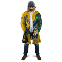 Personalized Brazil Soccer Cloak Toucan Football Mascot - Christ the Redeemer - Tropical Floral