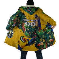 Personalized Brazil Soccer Cloak Toucan Football Mascot - Christ the Redeemer - Tropical Floral