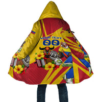 Personalized Colombia Football Vulture Mascot Cloak Vibrant Barranquilla Carnival Style - Vueltiao Hat And Accordion