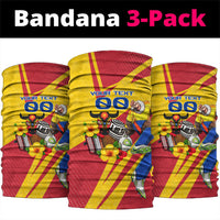 Personalized Colombia Football Vulture Mascot Neck Gaiter Vibrant Barranquilla Carnival Style - Vueltiao Hat And Accordion
