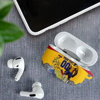 Personalized Colombia Football AirPods Case Vulture Mascot Sombrero Vueltiao Map