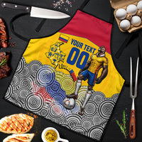 Personalized Colombia Football Apron Vulture Mascot Sombrero Vueltiao Map