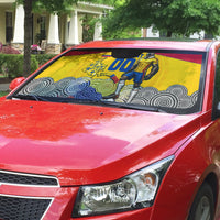 Personalized Colombia Football Auto Sun Shade Vulture Mascot Sombrero Vueltiao Map