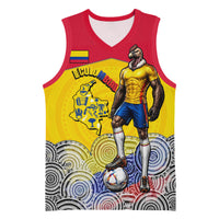 Personalized Colombia Football Basketball Jersey Vulture Mascot Sombrero Vueltiao Map