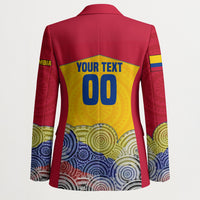 Personalized Colombia Football Blazer Vulture Mascot Sombrero Vueltiao Map