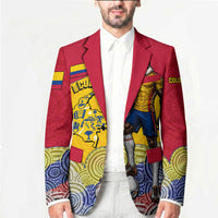 Personalized Colombia Football Blazer Vulture Mascot Sombrero Vueltiao Map