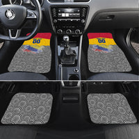 Personalized Colombia Football Car Mats Vulture Mascot Sombrero Vueltiao Map