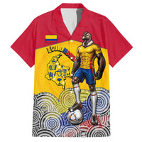 Personalized Colombia Football Hawaiian Shirt Vulture Mascot Sombrero Vueltiao Map