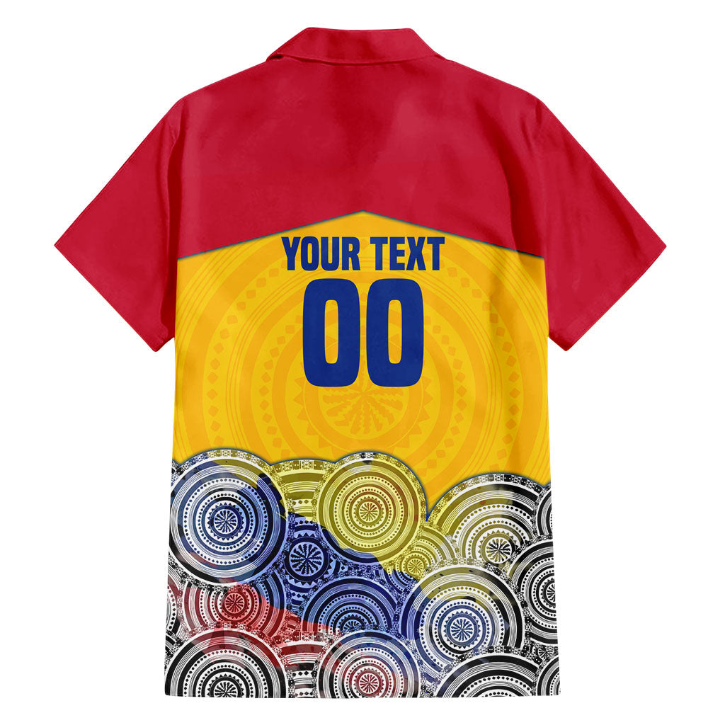 Personalized Colombia Football Hawaiian Shirt Vulture Mascot Sombrero Vueltiao Map