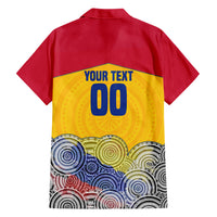 Personalized Colombia Football Hawaiian Shirt Vulture Mascot Sombrero Vueltiao Map