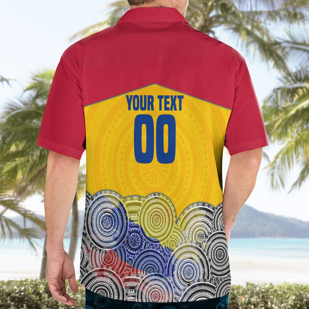 Personalized Colombia Football Hawaiian Shirt Vulture Mascot Sombrero Vueltiao Map