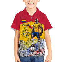 Personalized Colombia Football Hawaiian Shirt Vulture Mascot Sombrero Vueltiao Map