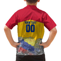 Personalized Colombia Football Hawaiian Shirt Vulture Mascot Sombrero Vueltiao Map
