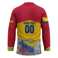 Personalized Colombia Football Hockey Jersey Vulture Mascot Sombrero Vueltiao Map