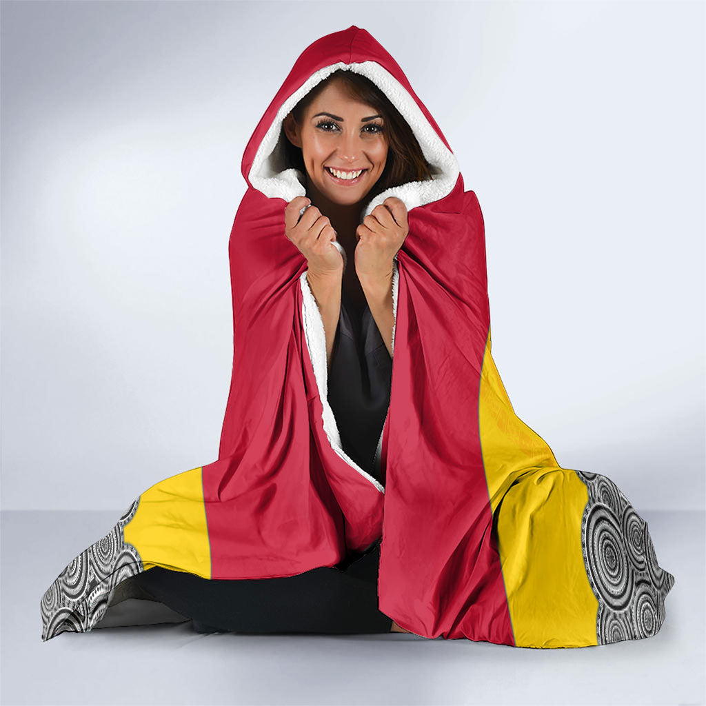 Personalized Colombia Football Hooded Blanket Vulture Mascot Sombrero Vueltiao Map