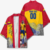 Personalized Colombia Football Kimono Vulture Mascot Sombrero Vueltiao Map