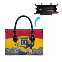 Personalized Colombia Football Leather Bag Vulture Mascot Sombrero Vueltiao Map
