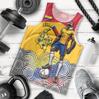 Personalized Colombia Football Men Tank Top Vulture Mascot Sombrero Vueltiao Map