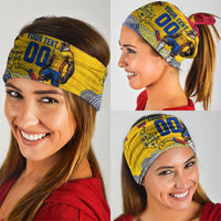Personalized Colombia Football Neck Gaiter Vulture Mascot Sombrero Vueltiao Map