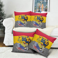 Personalized Colombia Football Pillow Cover Vulture Mascot Sombrero Vueltiao Map