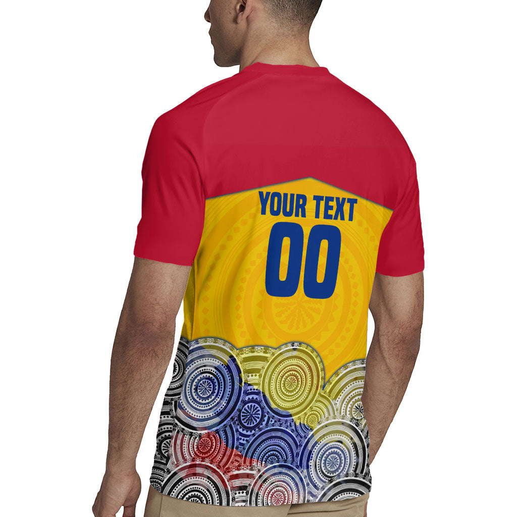 Personalized Colombia Football Rugby Jersey Vulture Mascot Sombrero Vueltiao Map