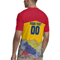 Personalized Colombia Football Rugby Jersey Vulture Mascot Sombrero Vueltiao Map
