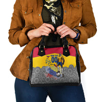 Personalized Colombia Football Shoulder Handbag Vulture Mascot Sombrero Vueltiao Map