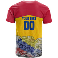 Personalized Colombia Football T Shirt Vulture Mascot Sombrero Vueltiao Map