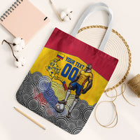 Personalized Colombia Football Tote Bag Vulture Mascot Sombrero Vueltiao Map