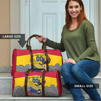 Personalized Colombia Football Travel Bag Vulture Mascot Sombrero Vueltiao Map