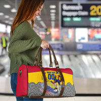 Personalized Colombia Football Travel Bag Vulture Mascot Sombrero Vueltiao Map